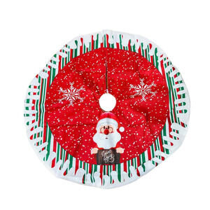 NWT Plaid Gingerbread Man Christmas Holiday Tree Skirt Home Decor